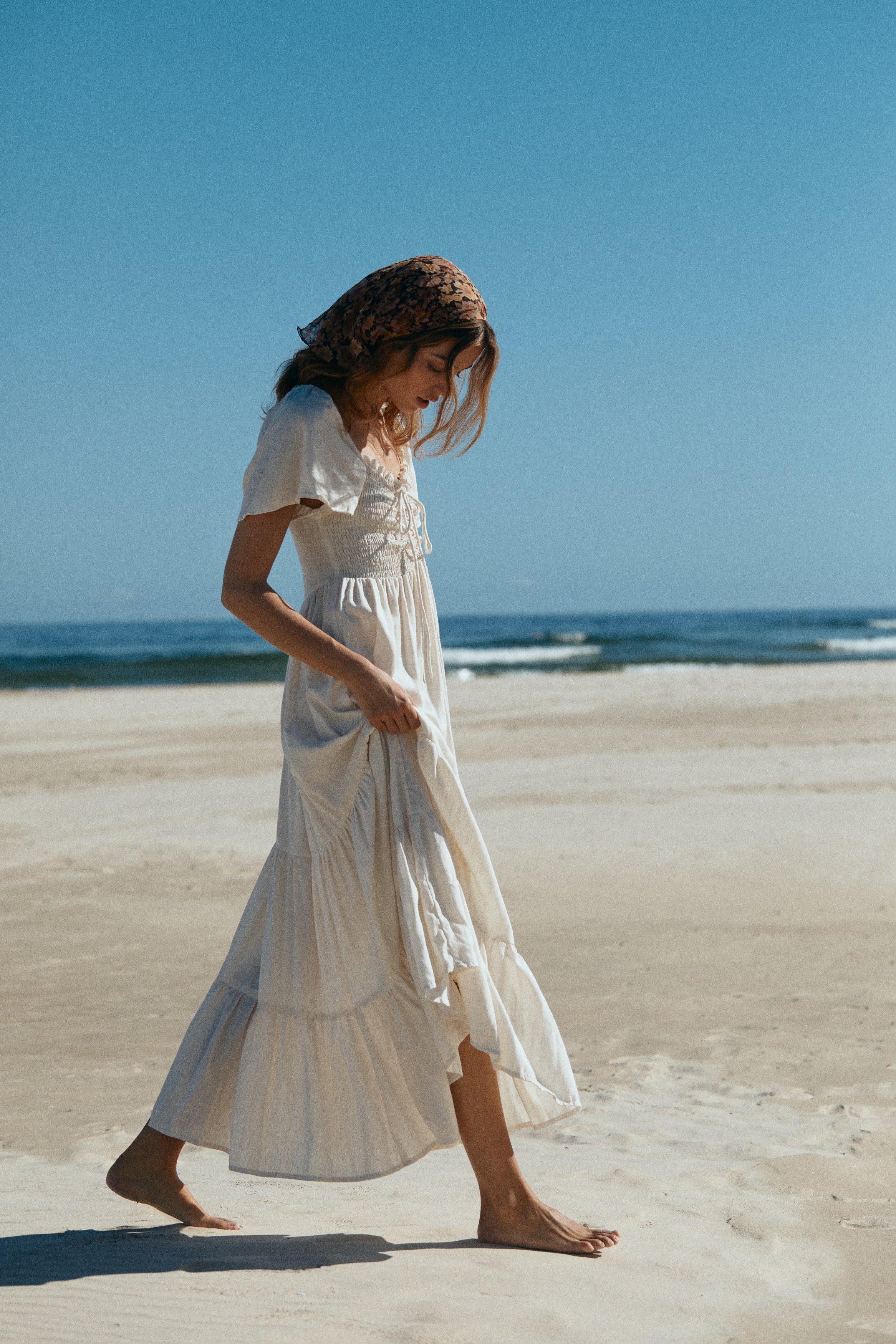 Anais Maxi Dress - Cream image 4