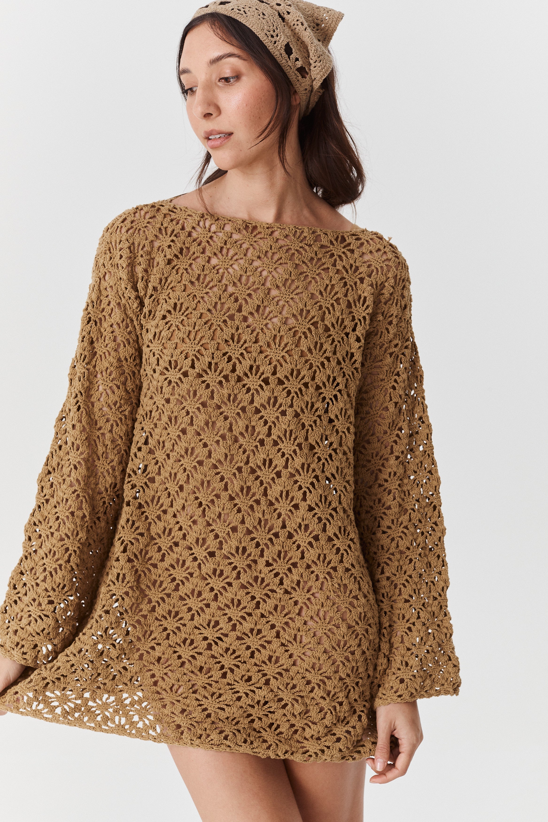 Heloise Crochet - Mocha image 3