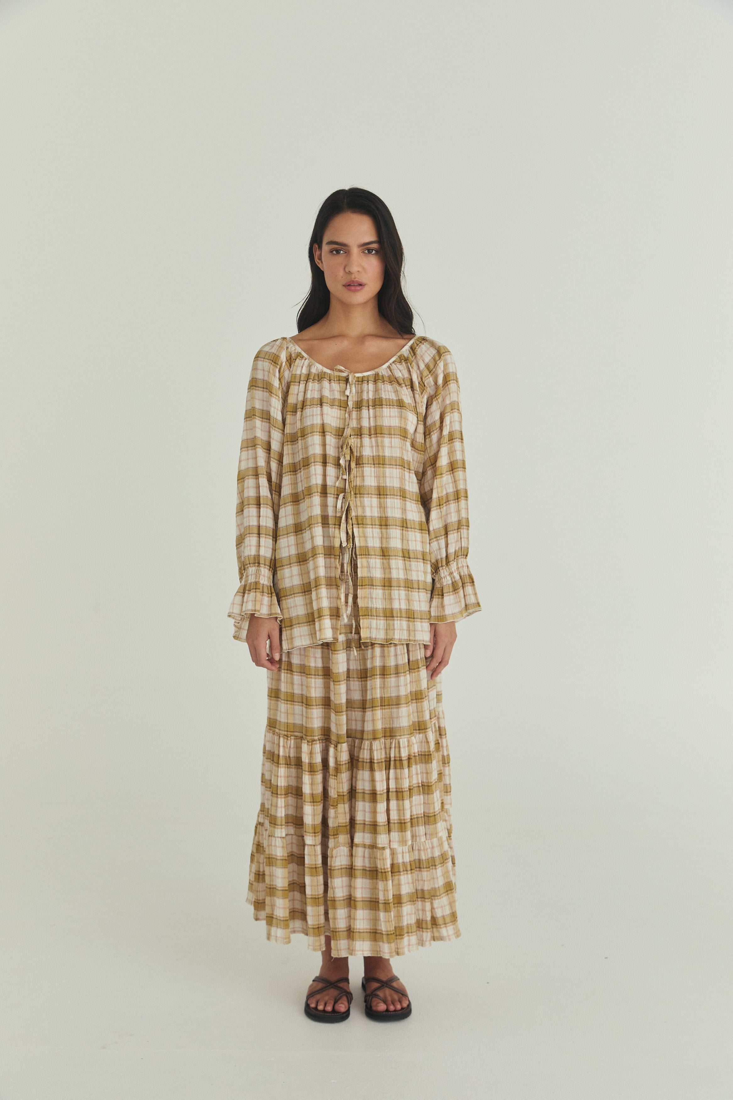 Bette Skirt - Plaid Cotton image 7