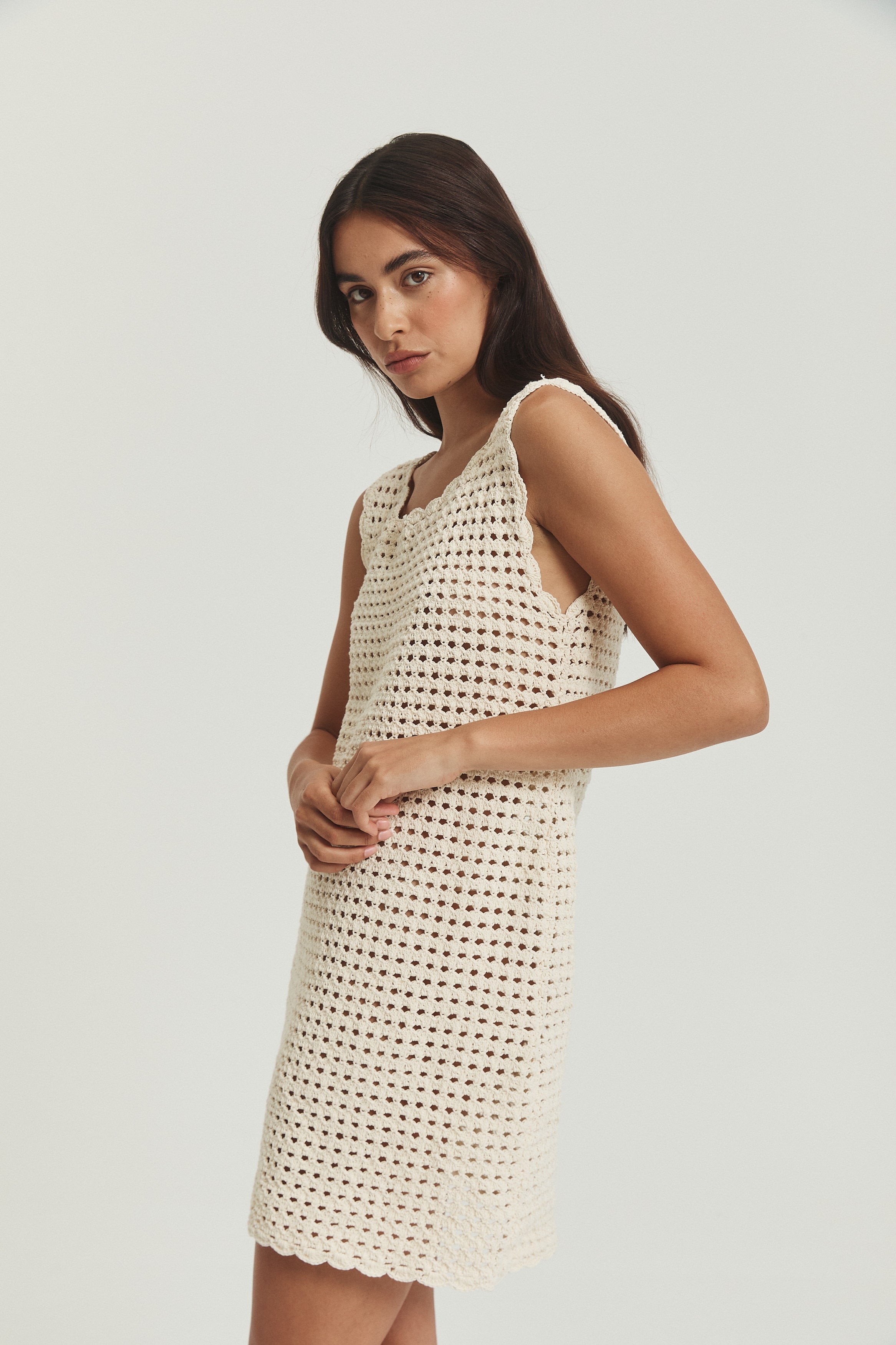 Toni Crochet Shift Dress image 12
