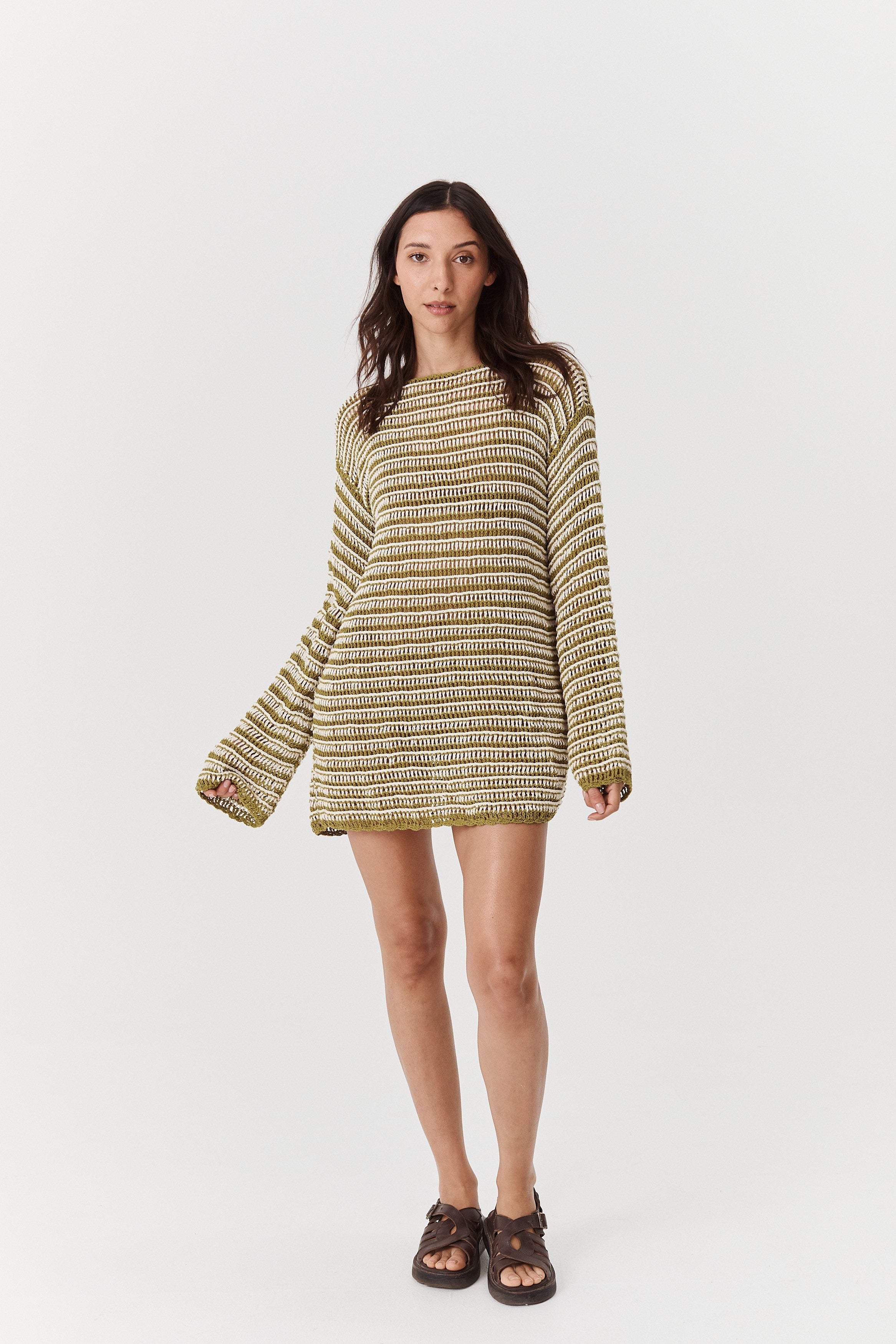 Fifi Crochet - Olive Stripe image 6