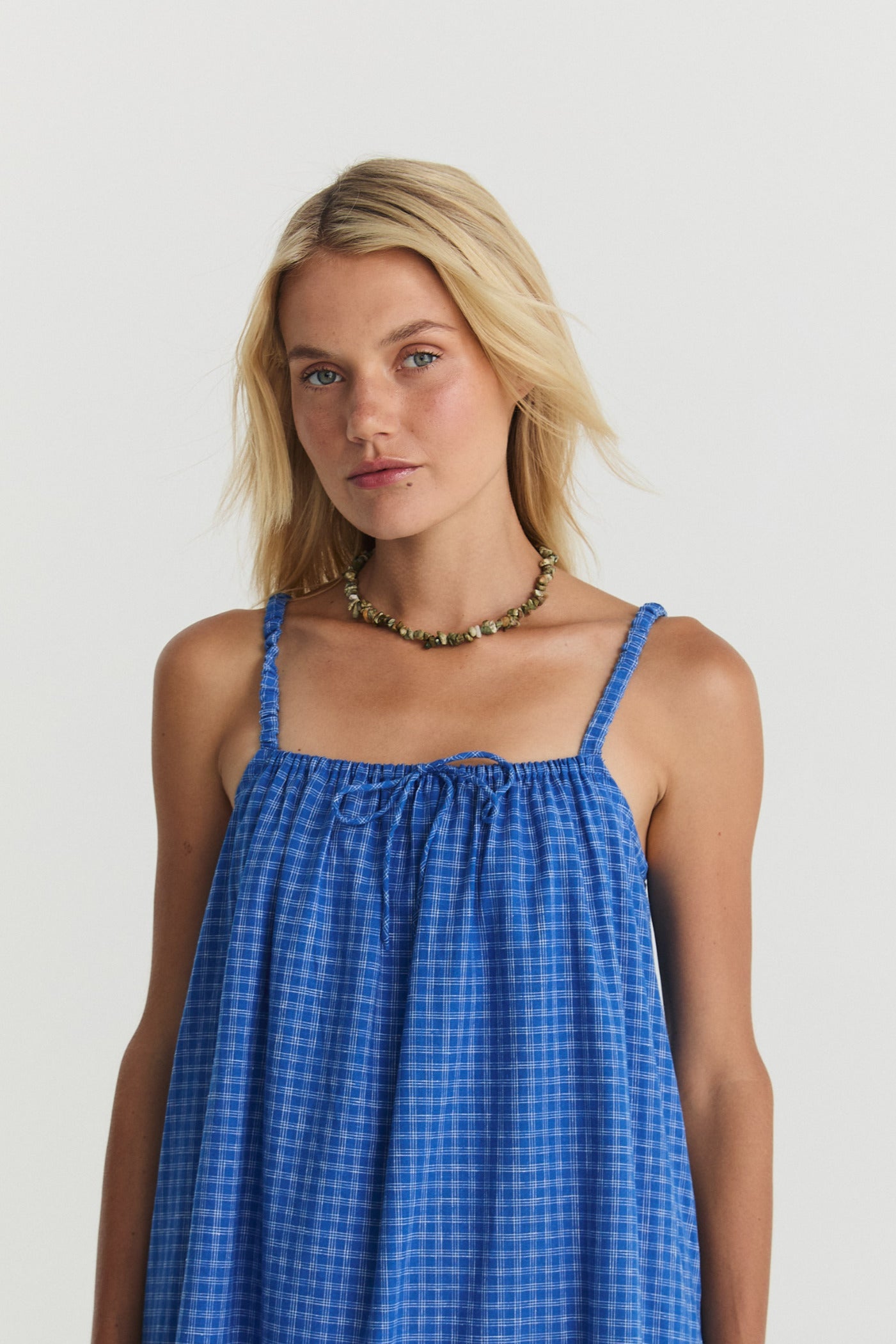 Nash Top - Cerulean Hemp Linen image 7