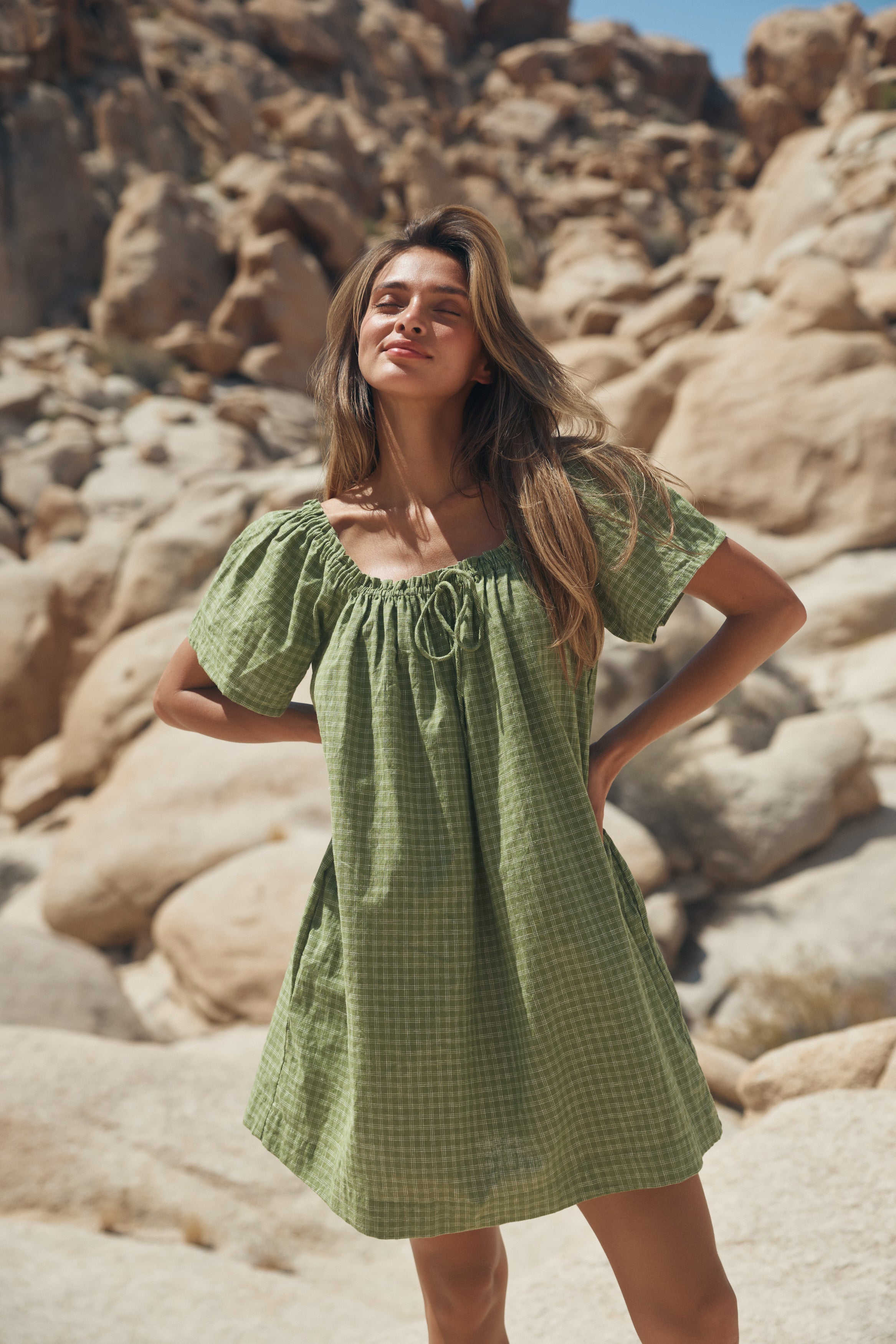 Sadie Smock - Fern Hemp image 1