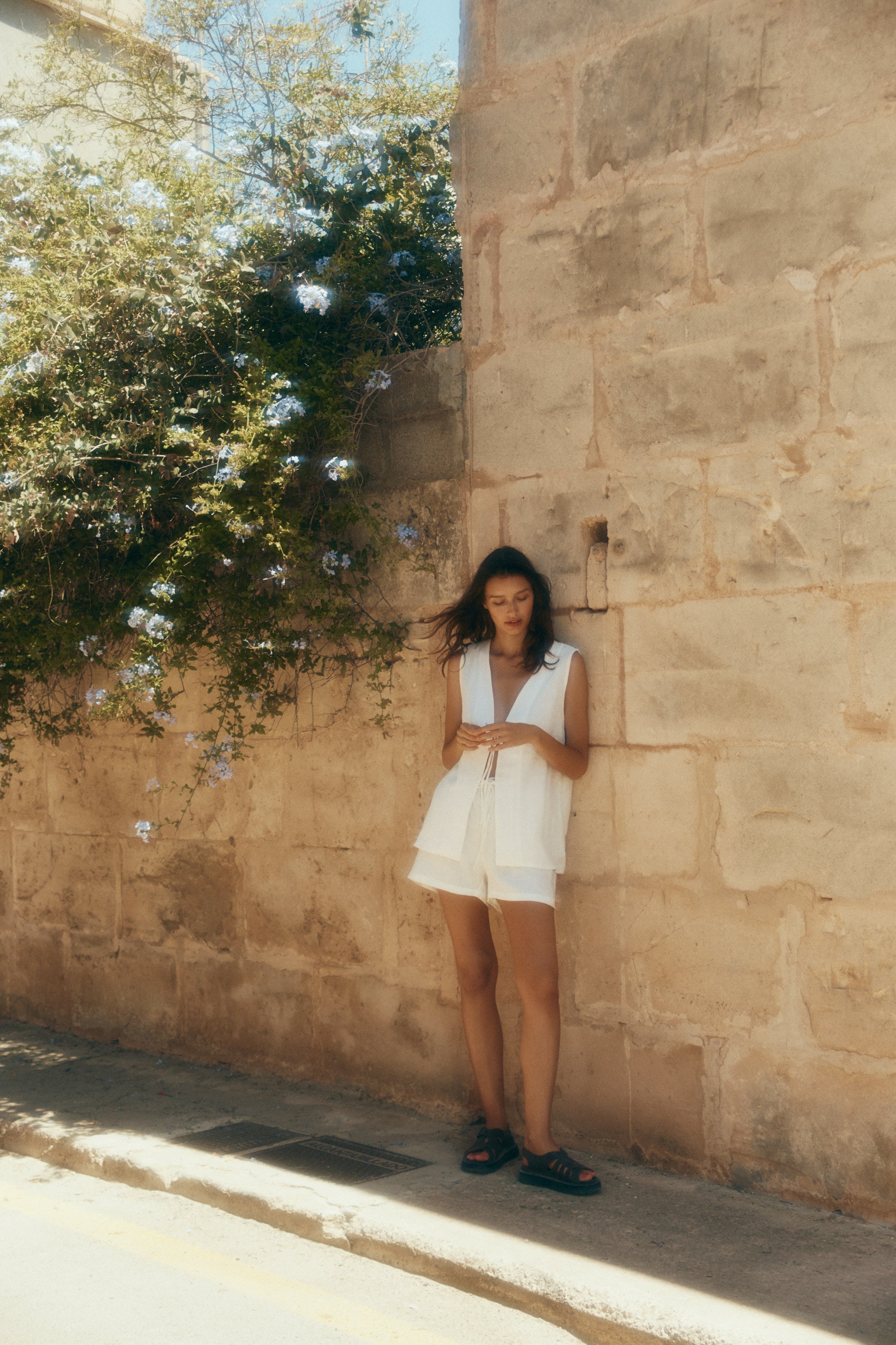 Lois Tie Top - Soft Washed Linen image 10