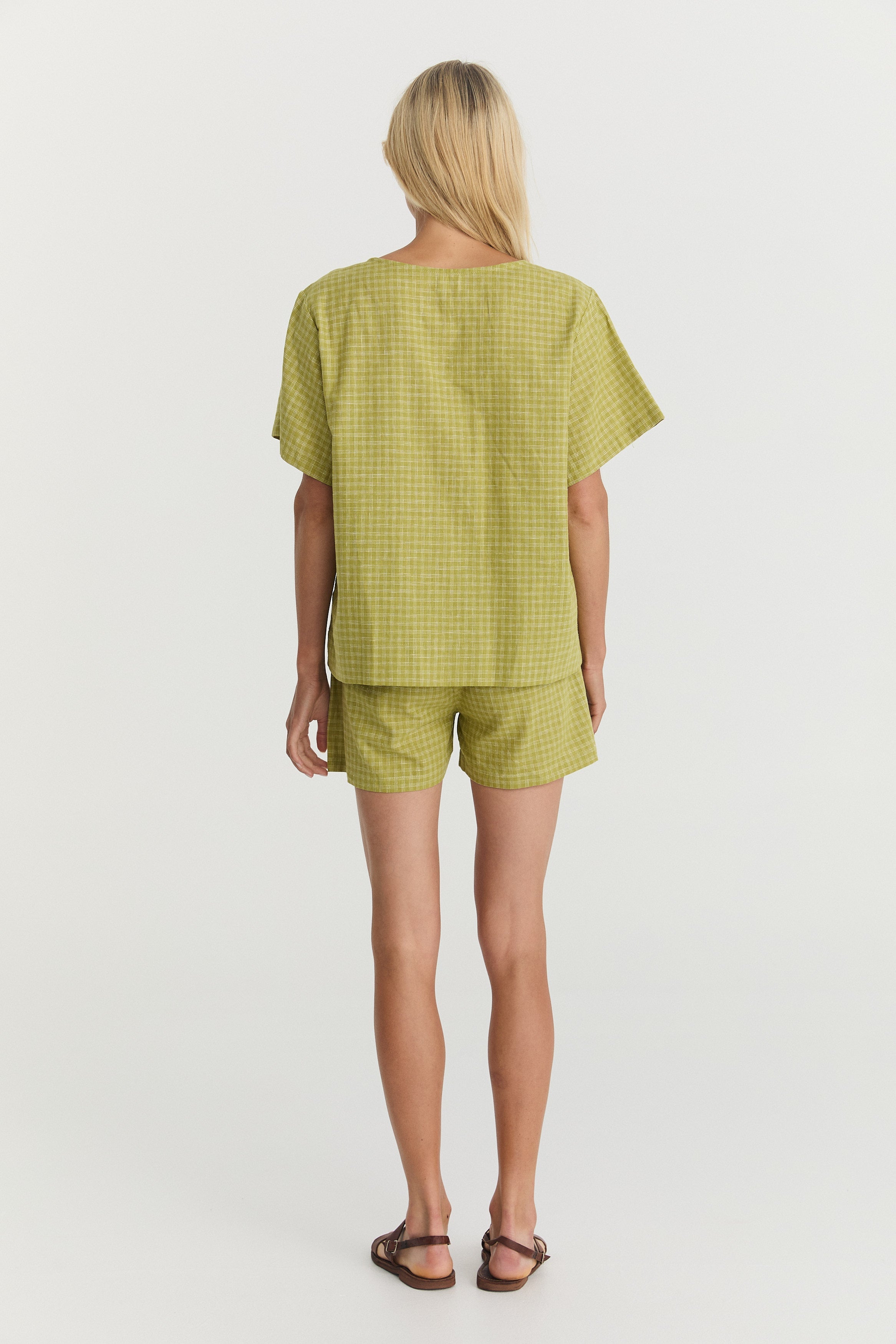 Robin Tie Top - Elm Hemp Linen image 6