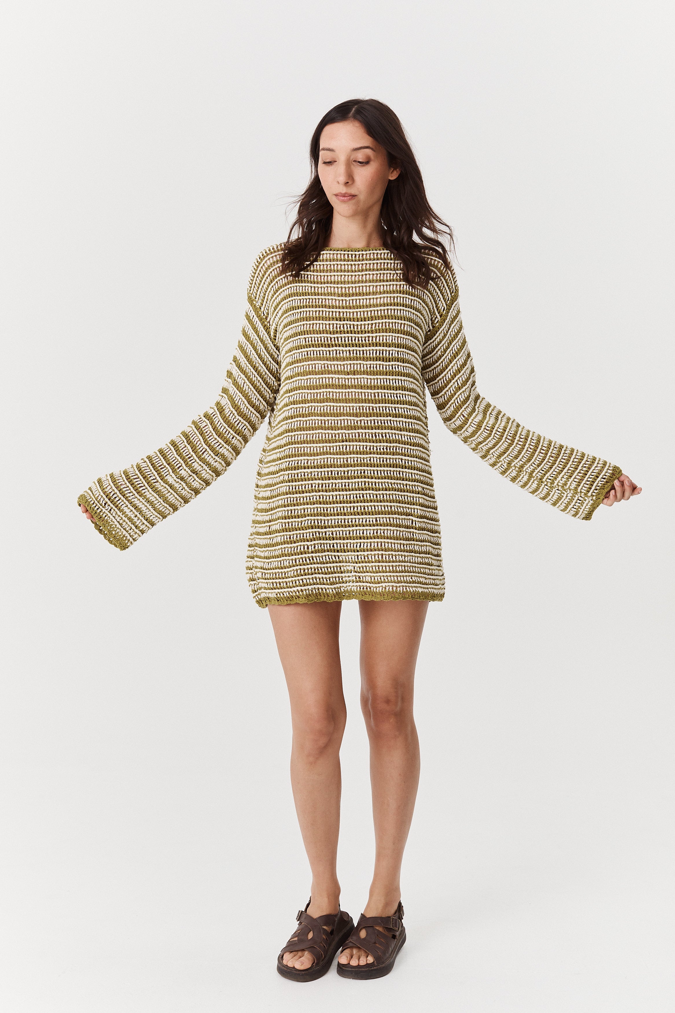 Fifi Crochet - Olive Stripe image 7