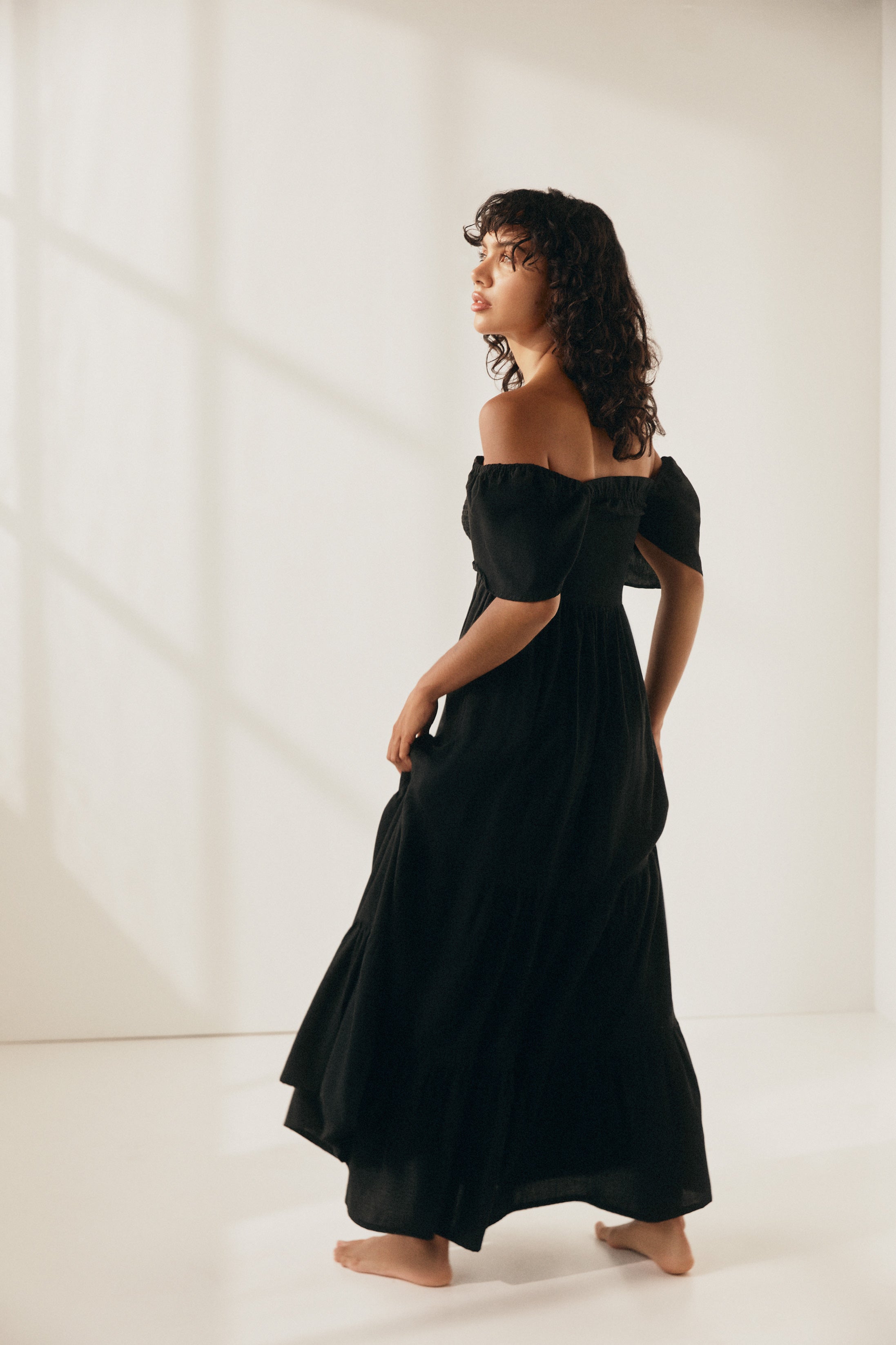 Anais Maxi Dress - Noir image 2