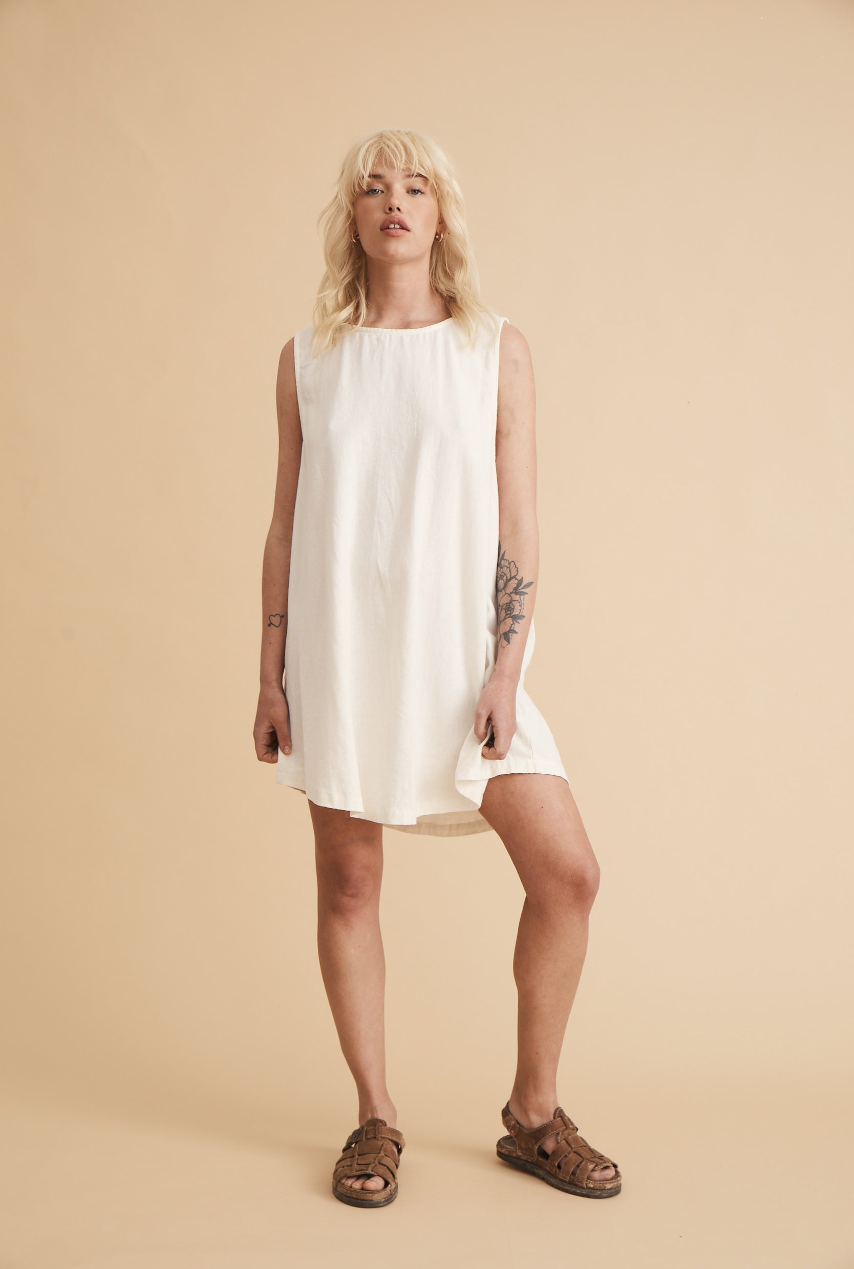 Classic Linen Shift Dress image 6