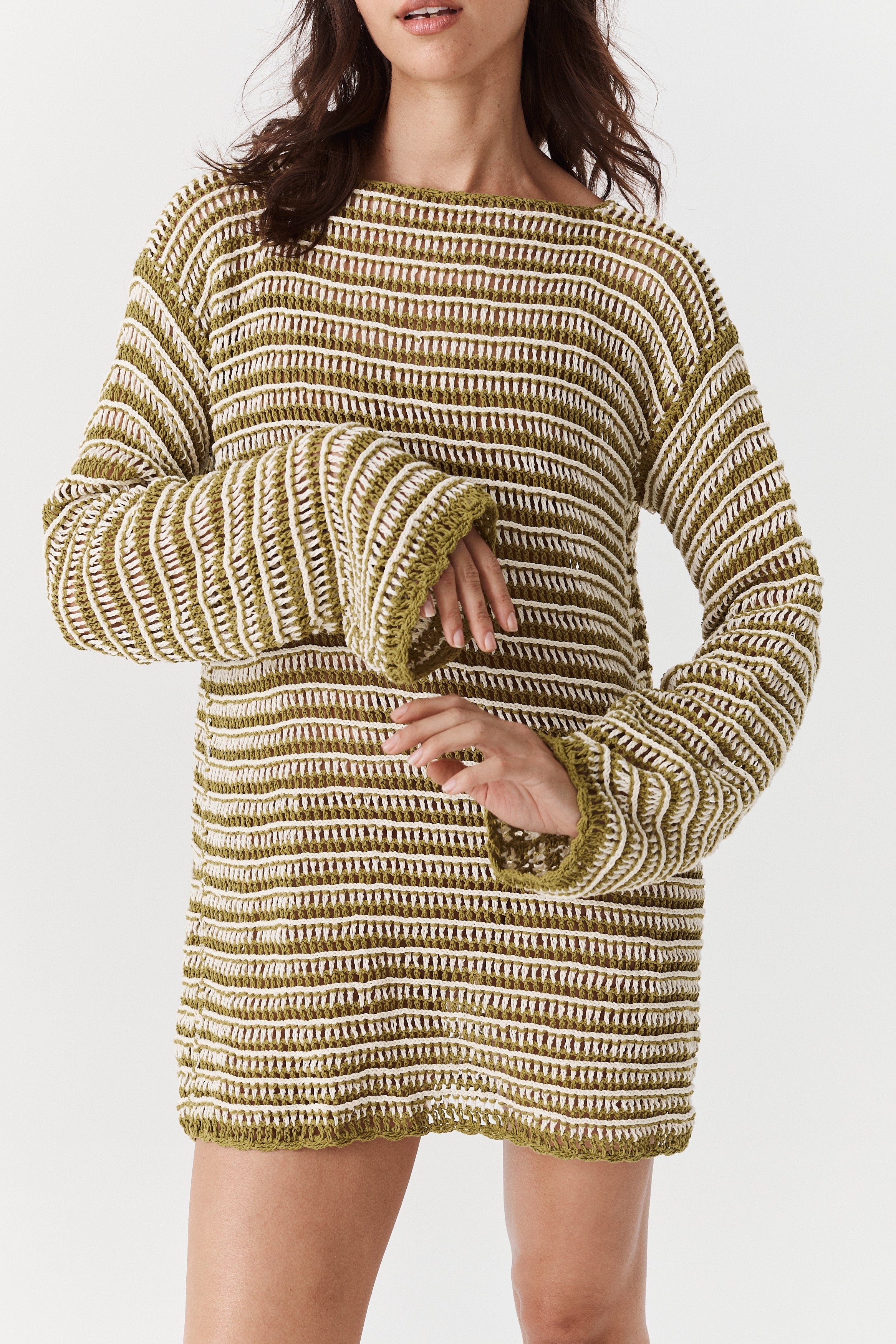Fifi Crochet - Olive Stripe image 14