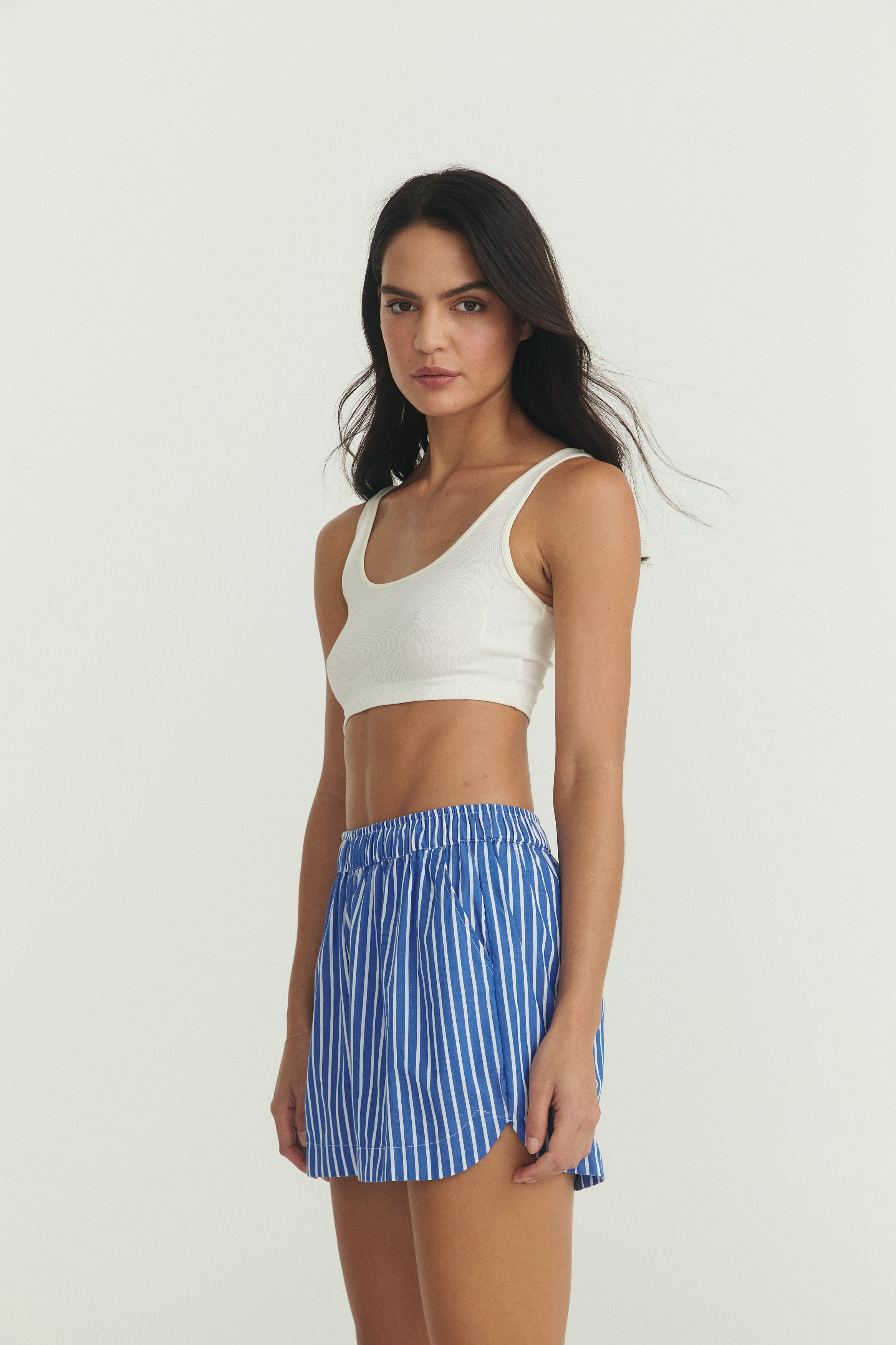 Byron Shorts - Poplin Stripe image 9
