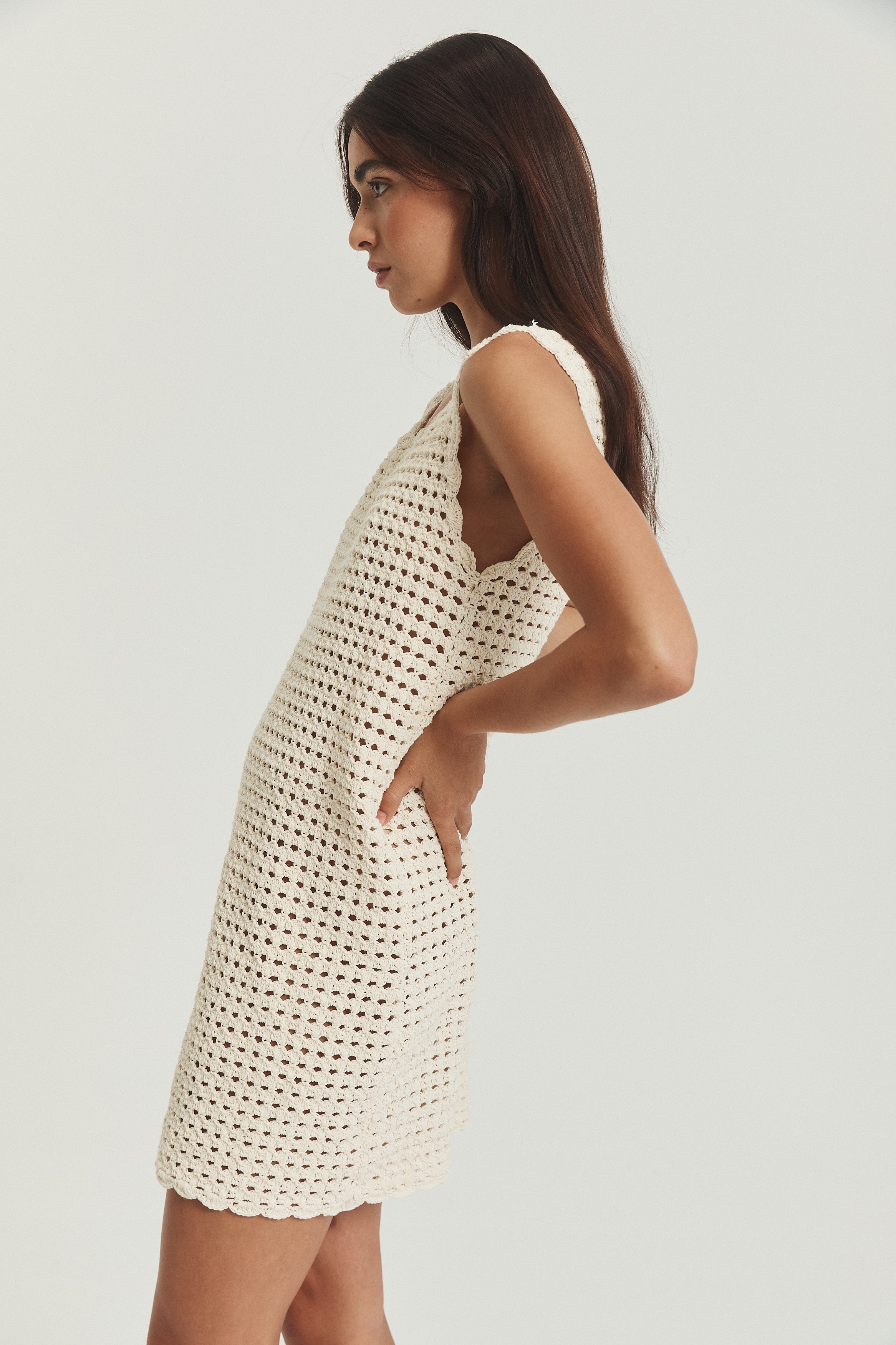 Toni Crochet Shift Dress image 14