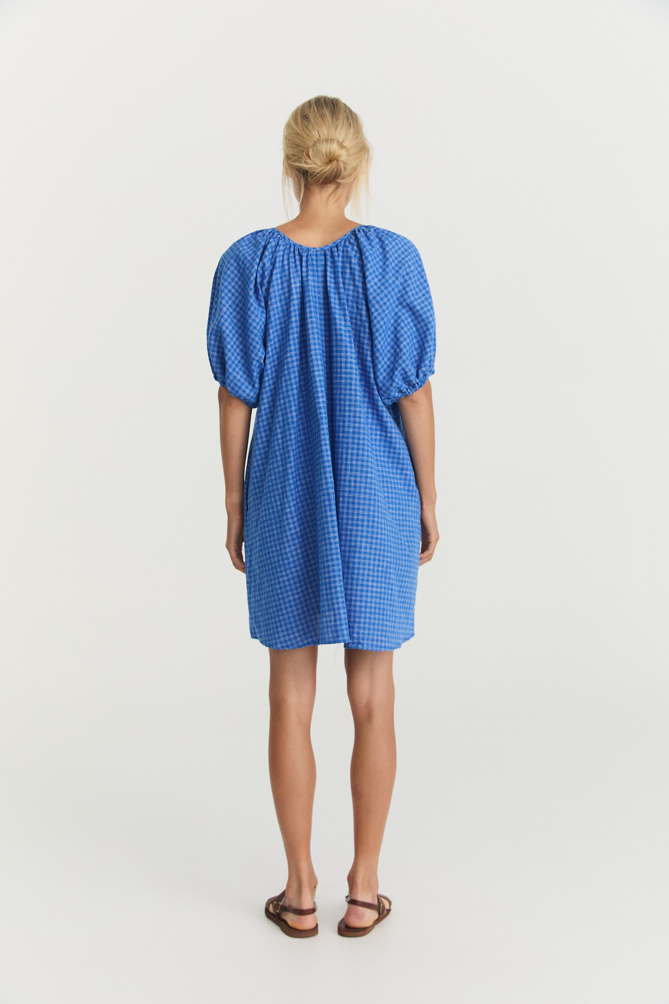 Dory Smock - Cerulean Hemp image 6