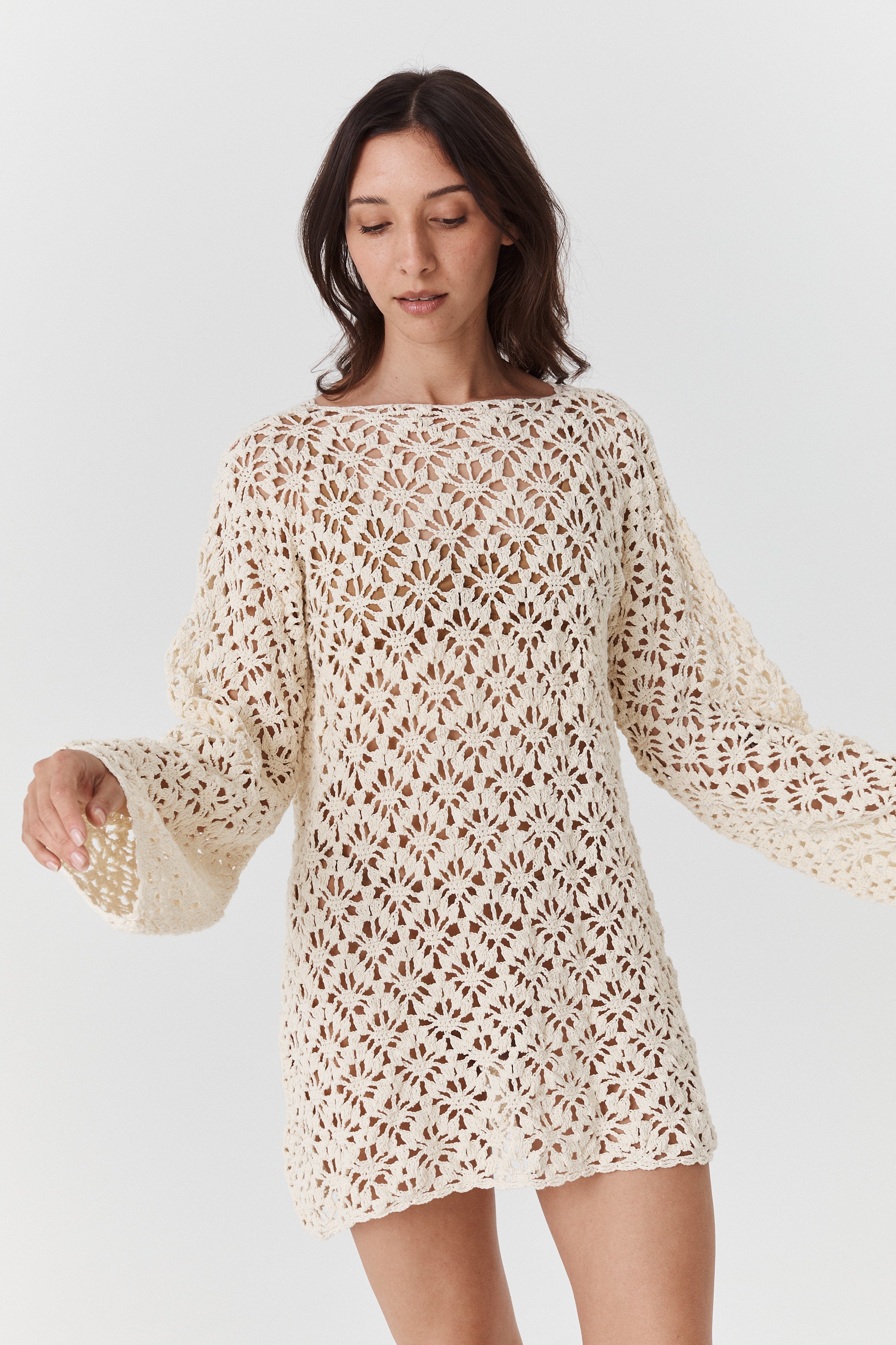 Heloise Crochet - Cream image 6