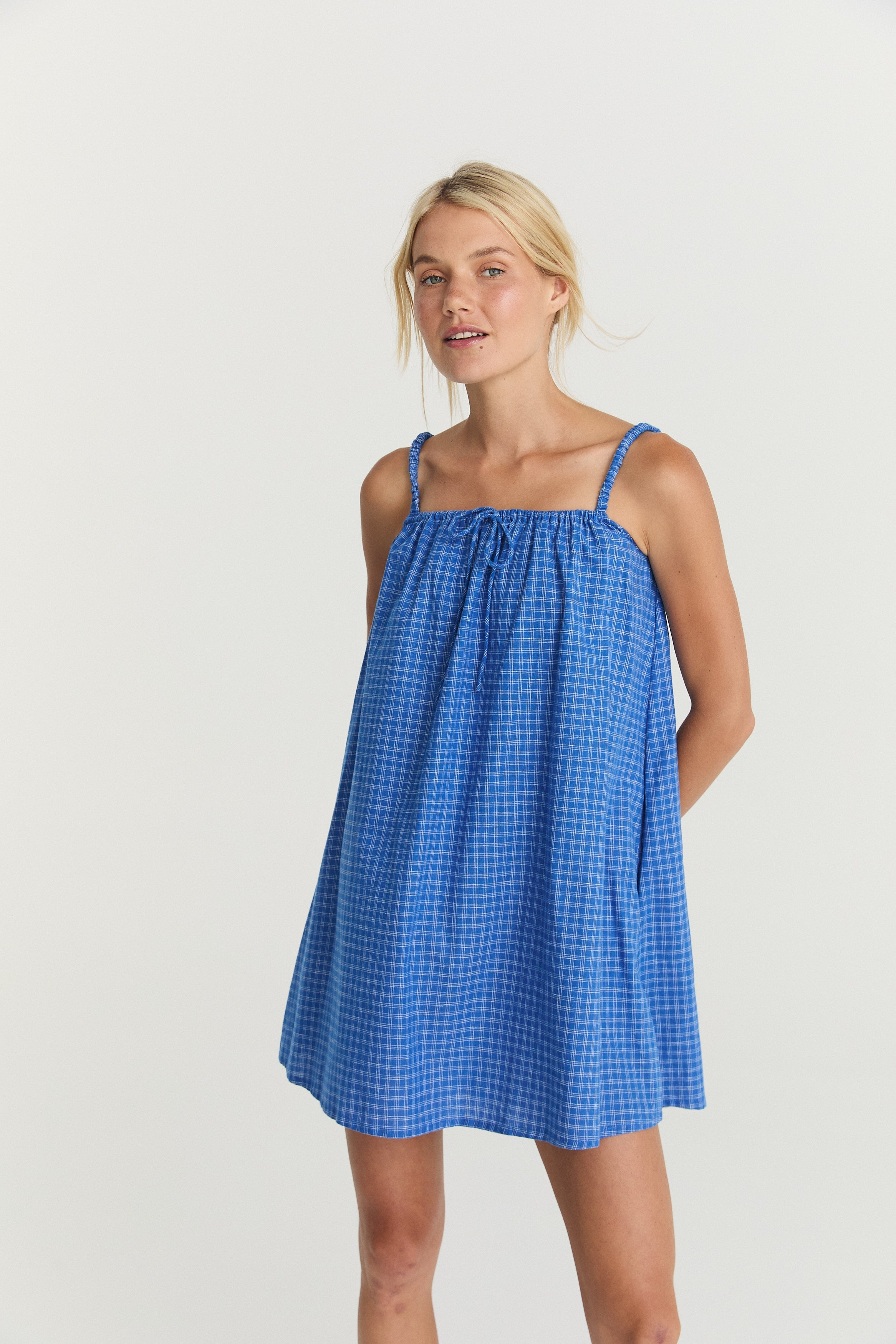 Nash Mini - Cerulean Hemp Linen image 6