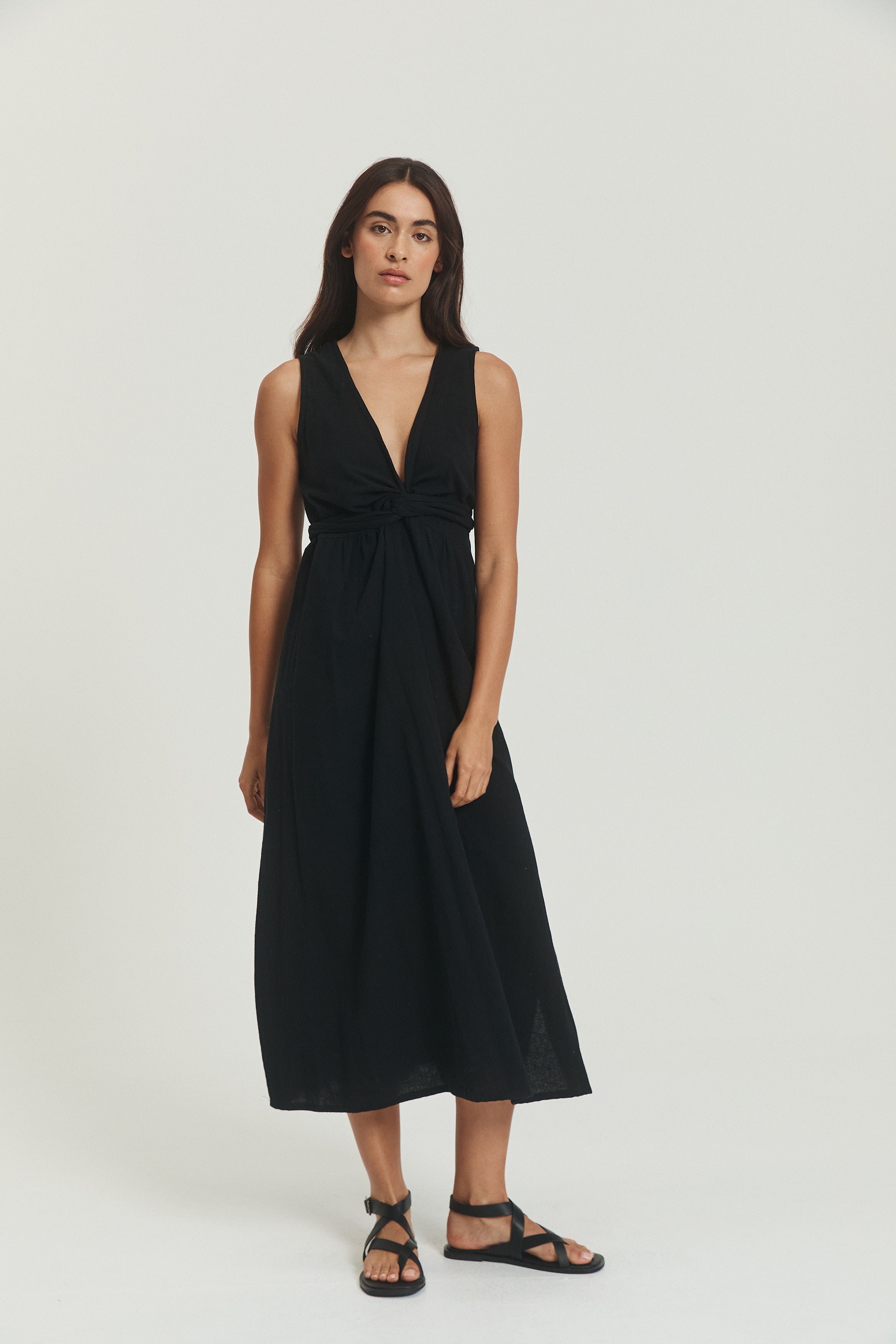 Harper Wrap Dress - Noir image 3