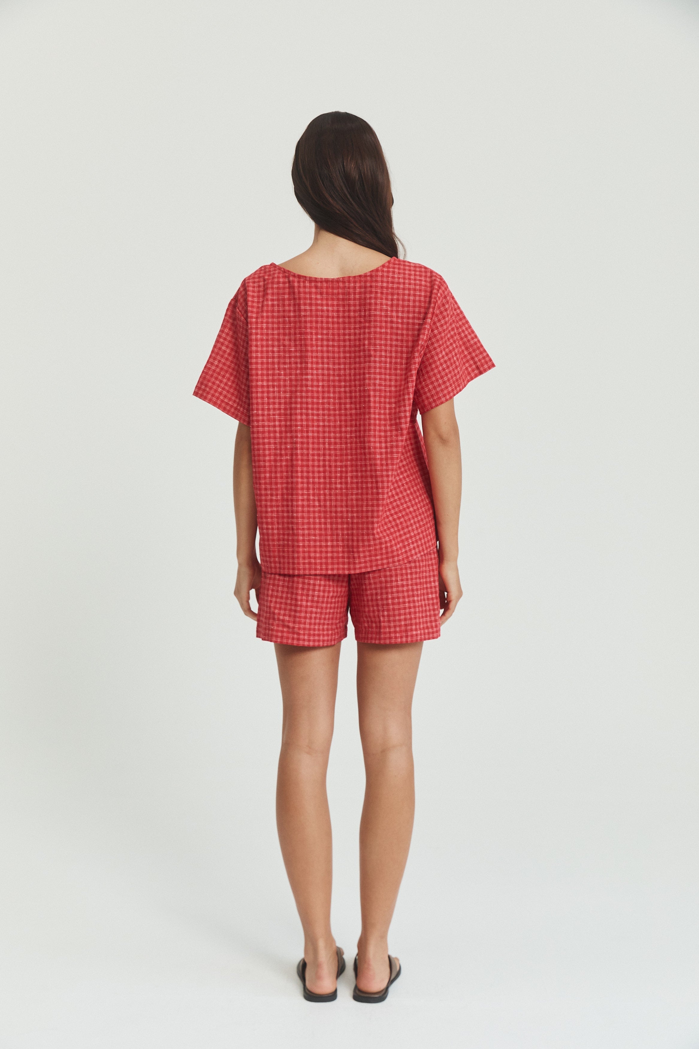 Robin Tie Top - Hemp Linen image 9