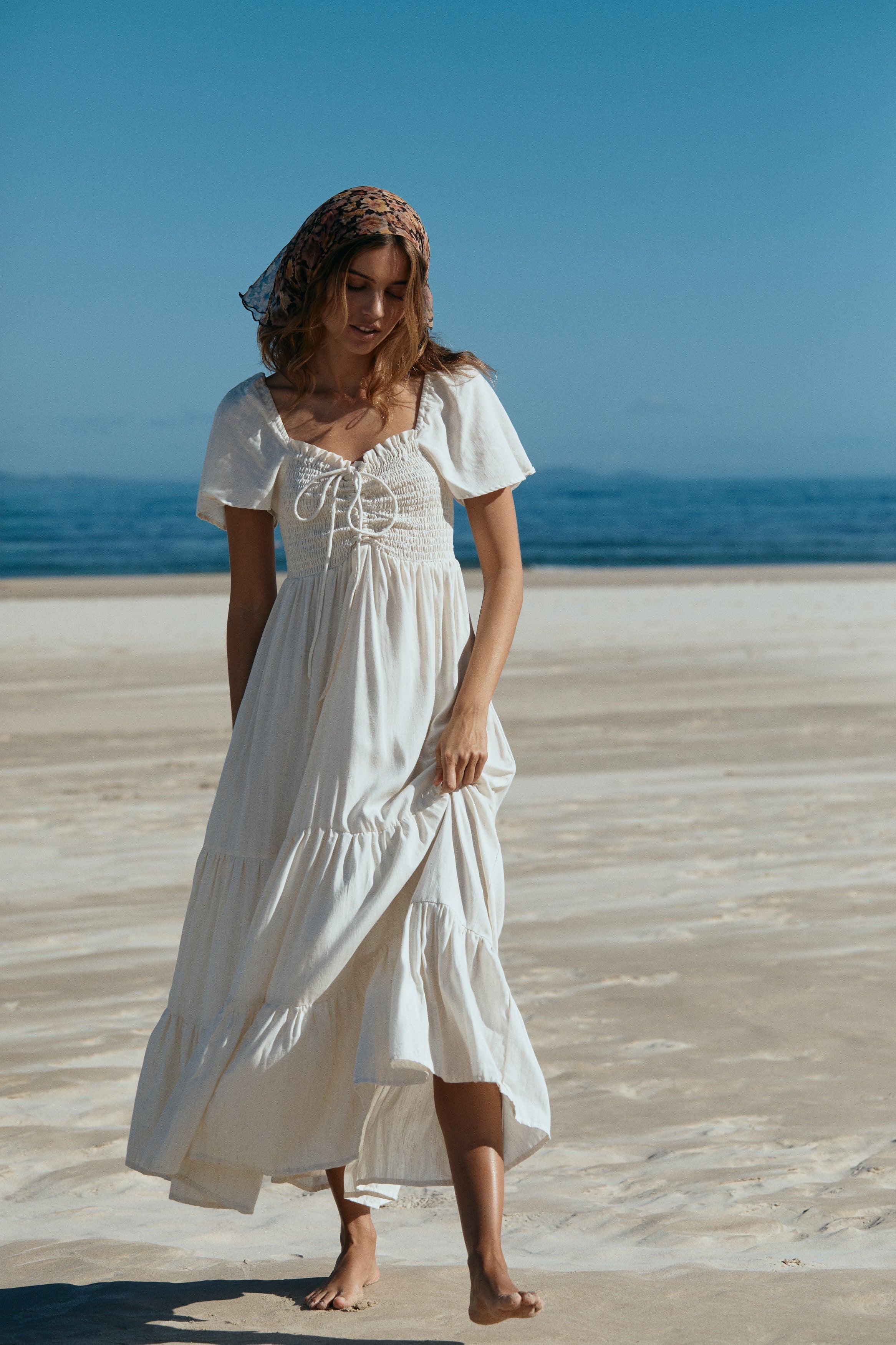 Anais Maxi Dress - Cream image 5