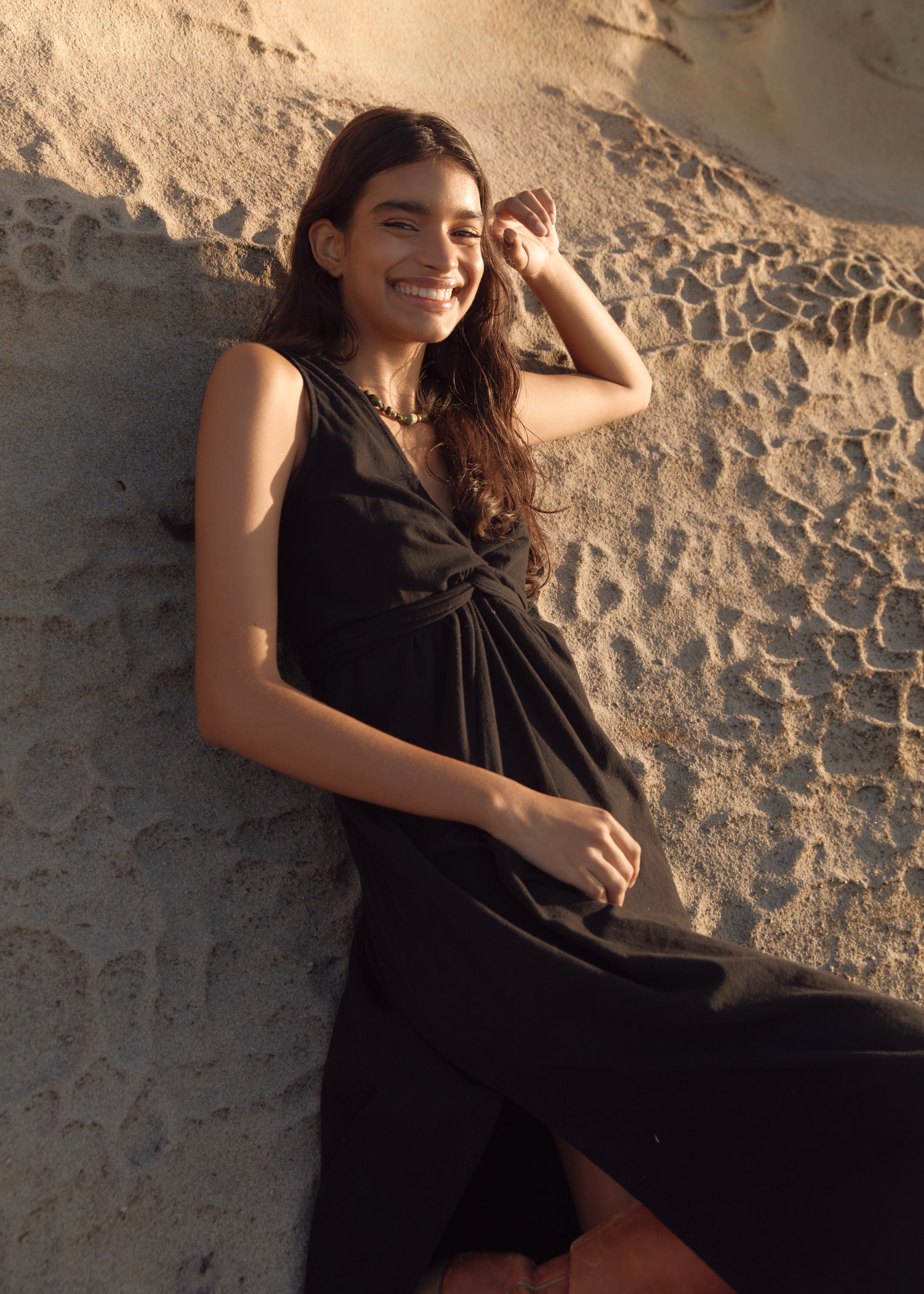 Harper Wrap Dress - Noir image 2