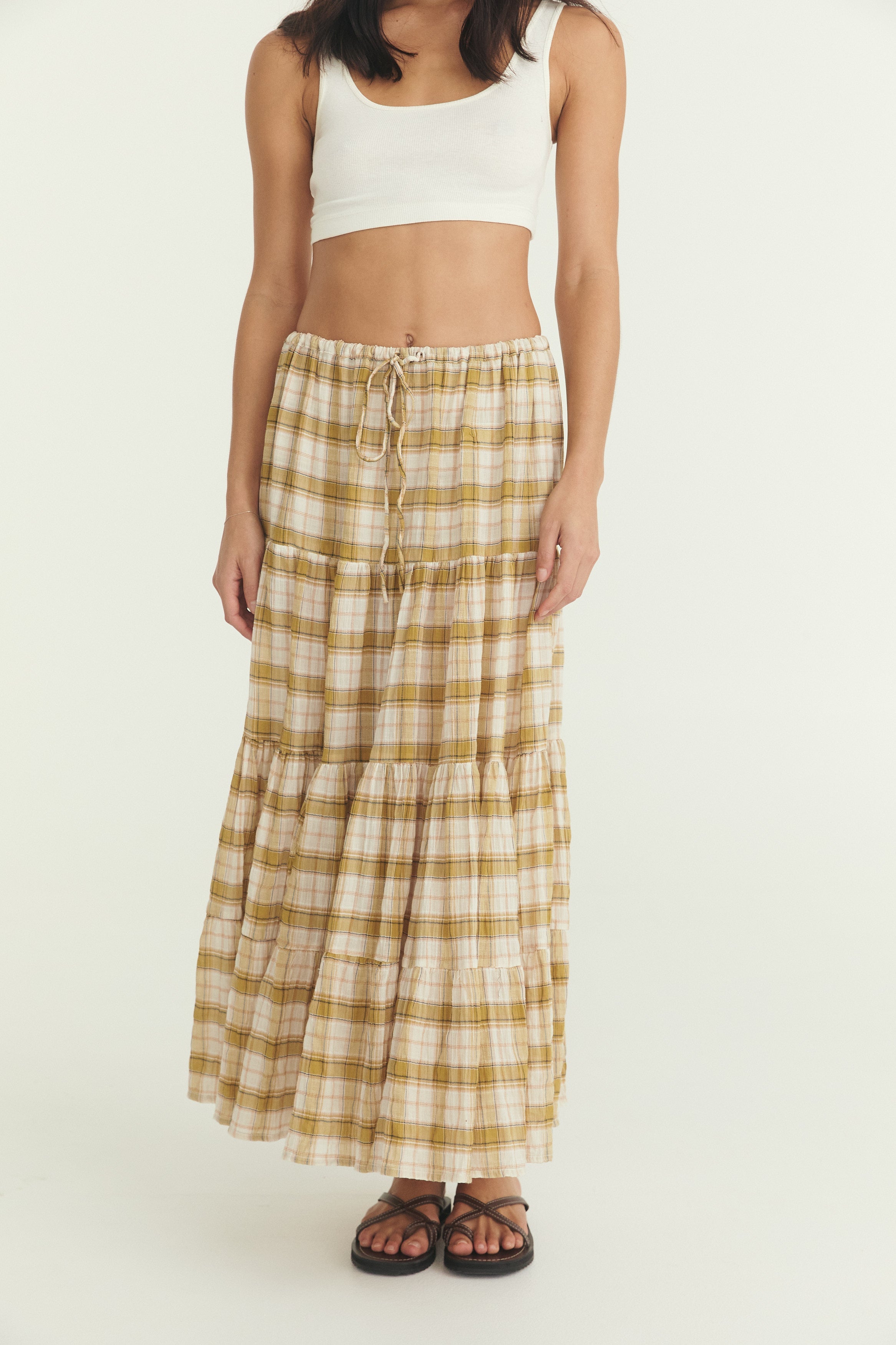 Bette Skirt - Plaid Cotton image 4