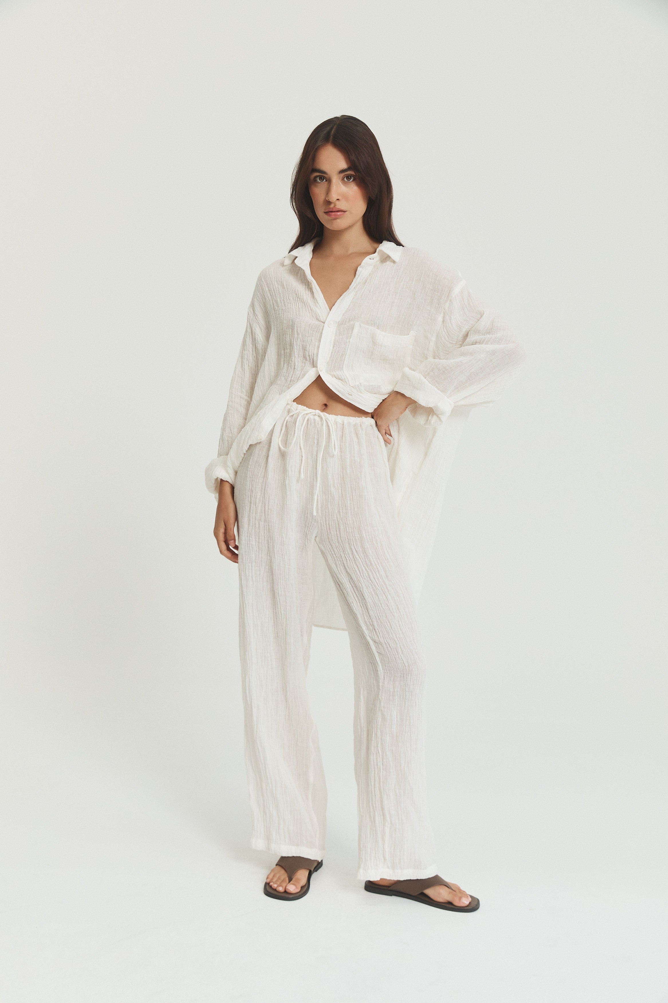 Robin Pants - Crinkle Linen image 0