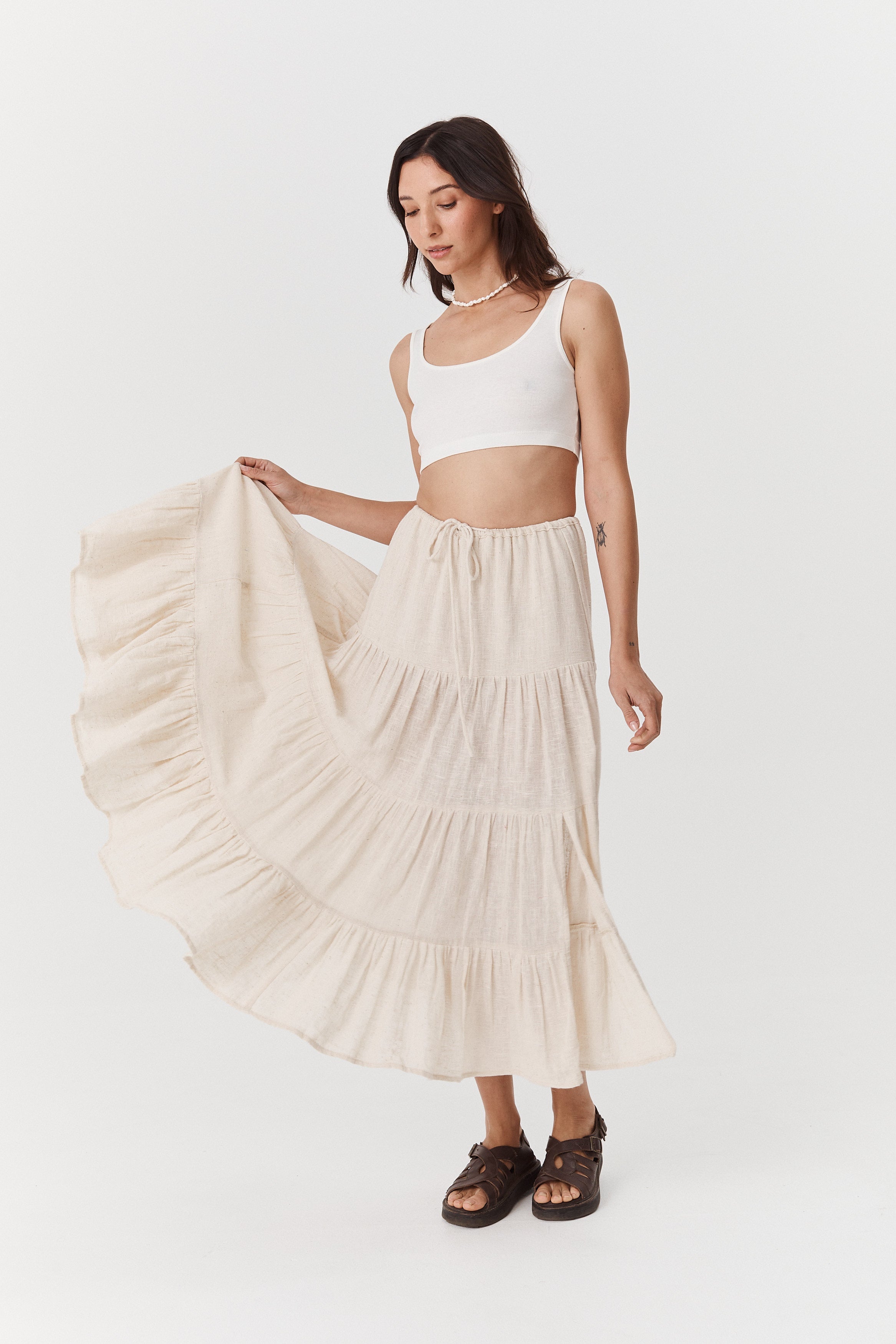Bette Skirt - Indian Cotton image 1