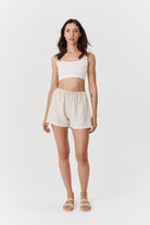 Robin Shorts - Distressed Linen image 2