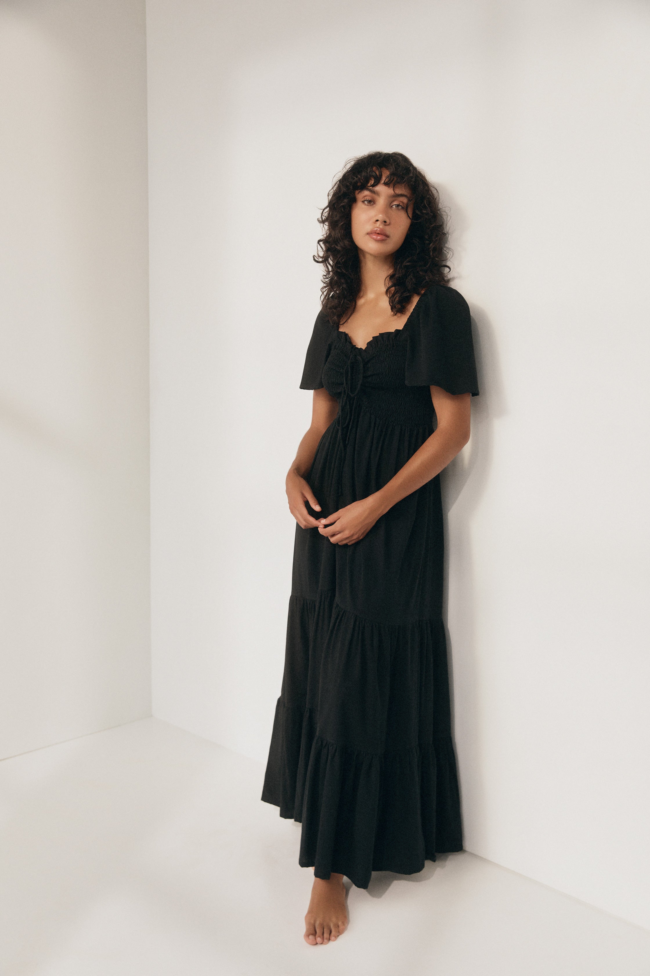 Anais Maxi Dress - Noir image 0