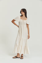 Anais Maxi Dress - Cream image 8