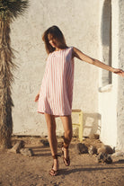 Classic Shift Dress - Stipe Hemp image 10