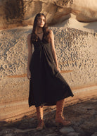 Harper Wrap Dress - Noir image 9