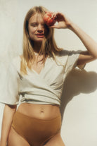 Etienne Wrap - Distressed Linen image 1