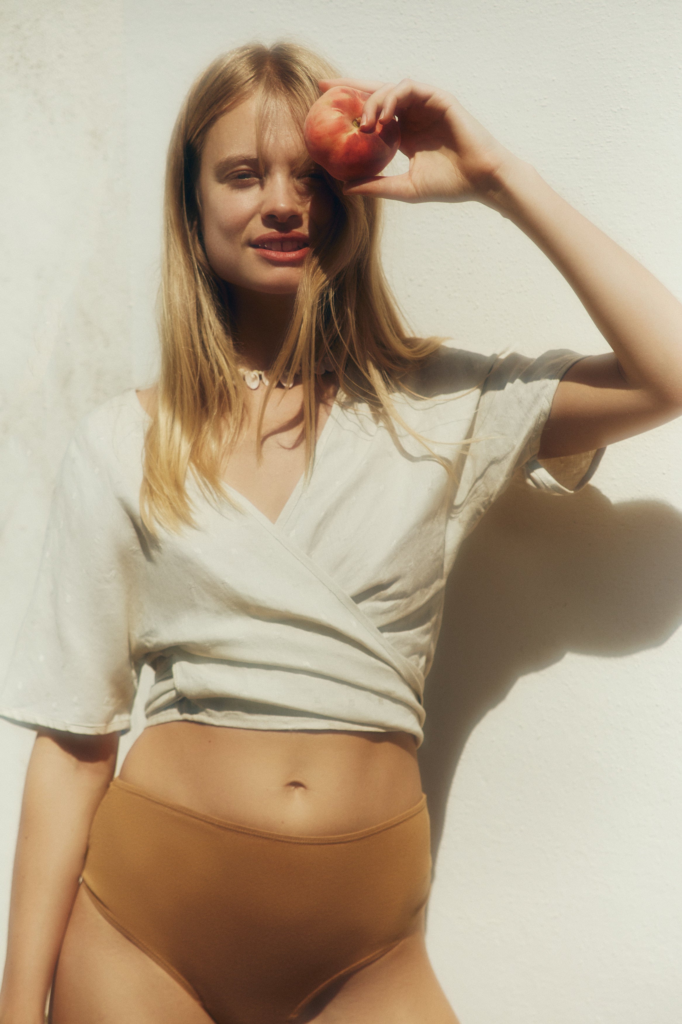 Etienne Wrap - Distressed Linen image 1