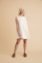 Classic Linen Shift Dress image 5