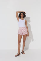 Jeanne Shorts - Stripe Hemp image 8