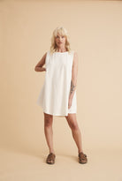 Classic Linen Shift Dress image 4