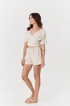 Etienne Wrap - Distressed Linen image 8