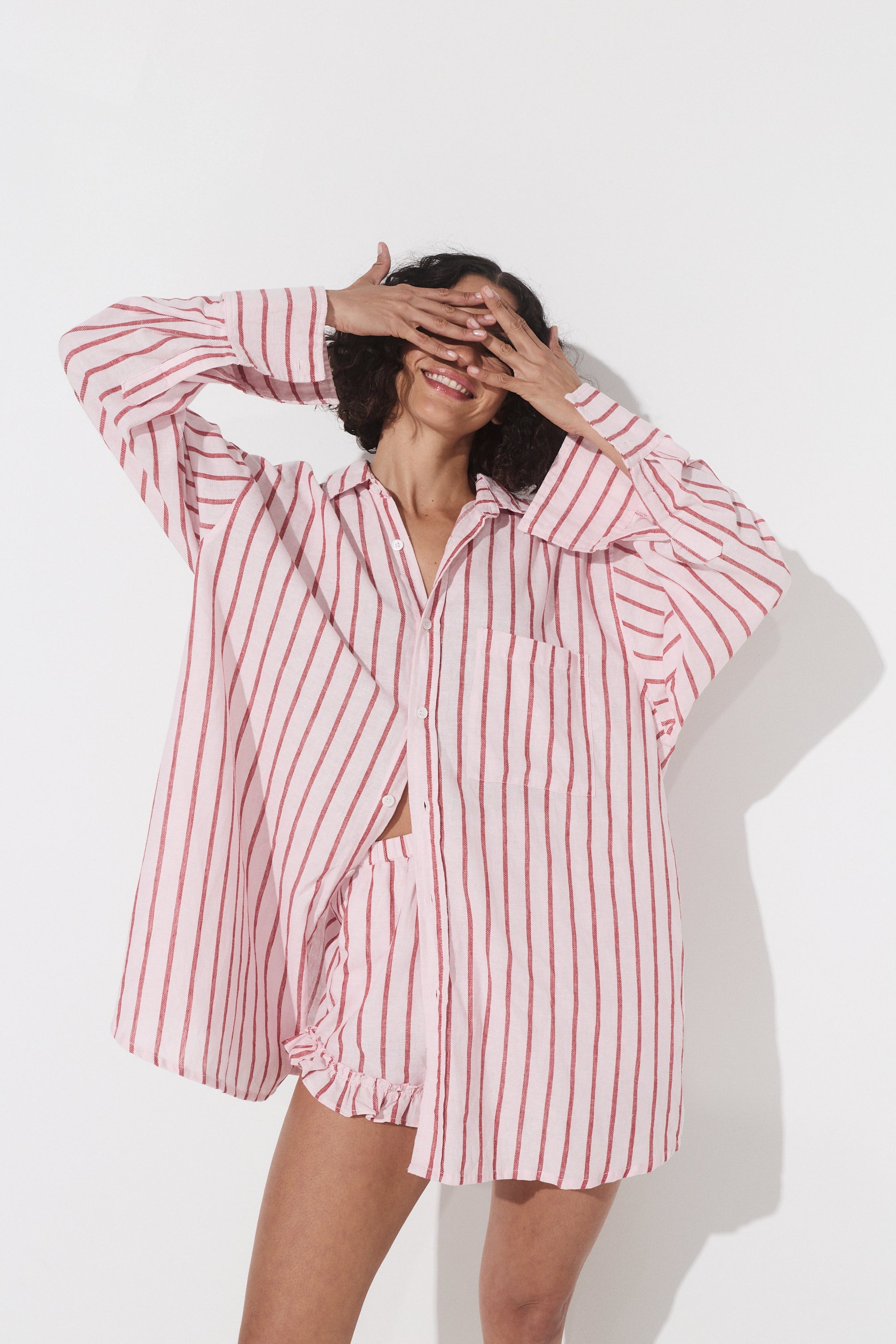 Percy Shirt - Stripe Hemp image 8