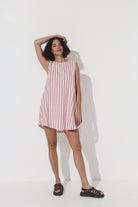 Classic Shift Dress - Stipe Hemp image 5