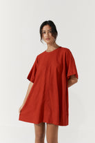 Noa Shift Dress - Scarlet image 4