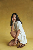 Noa Shift Dress - Soft Washed Linen image 10