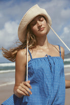 Nash Top - Cerulean Hemp Linen image 6