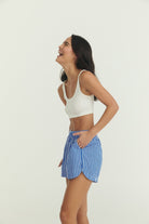Byron Shorts - Poplin Stripe image 8