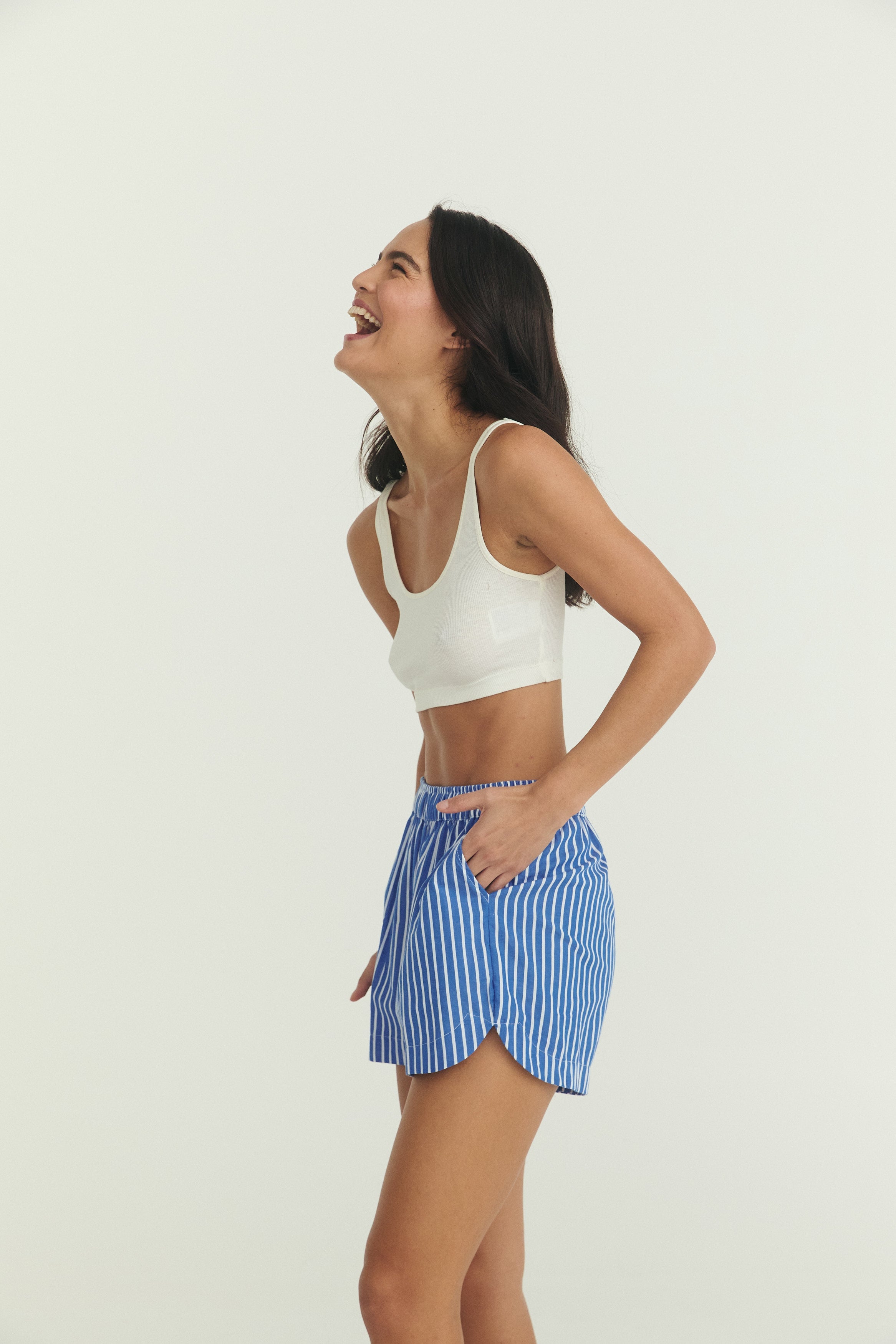 Byron Shorts - Poplin Stripe image 8