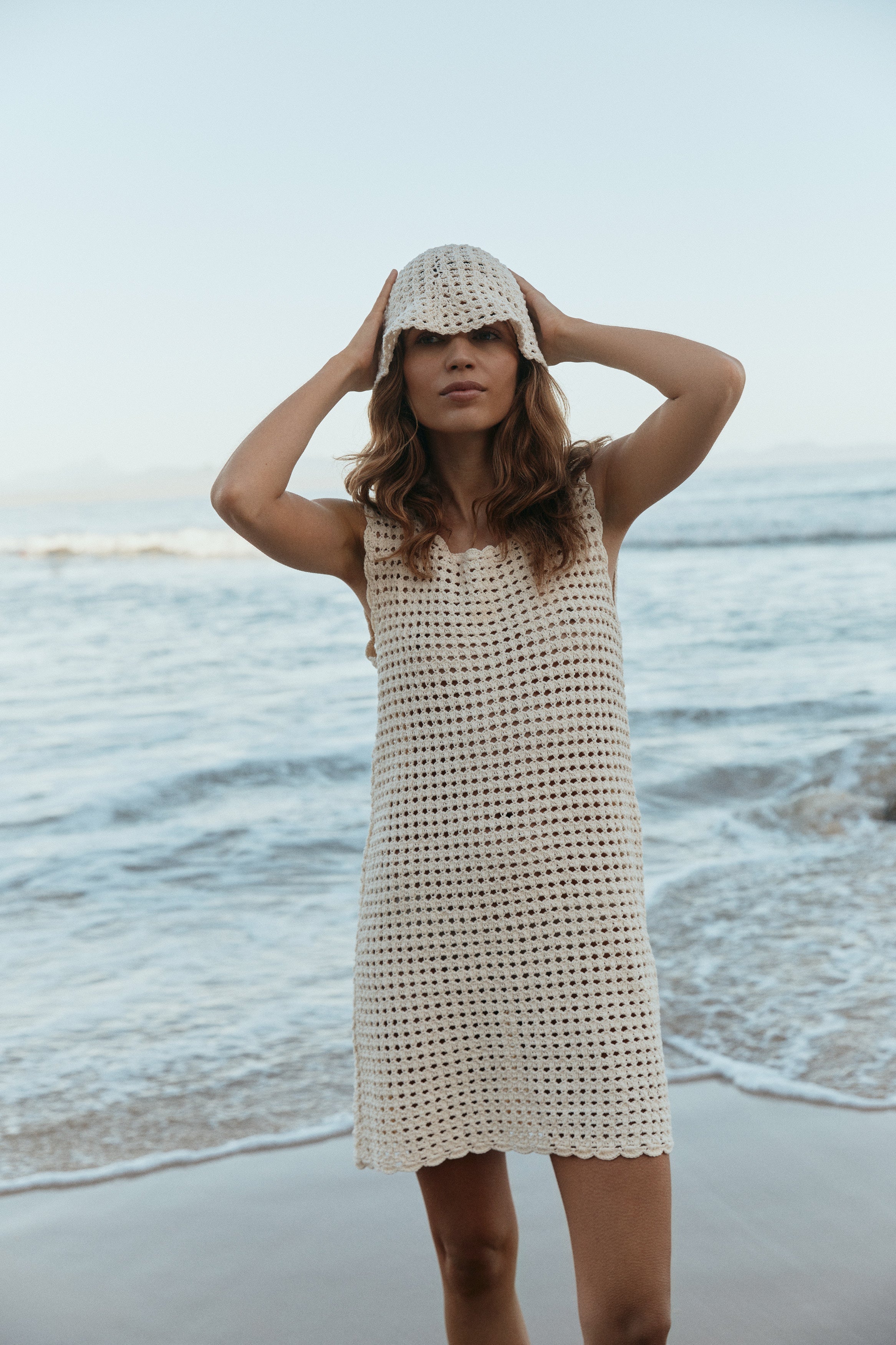 Toni Crochet Shift Dress image 0