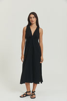 Harper Wrap Dress - Noir image 1
