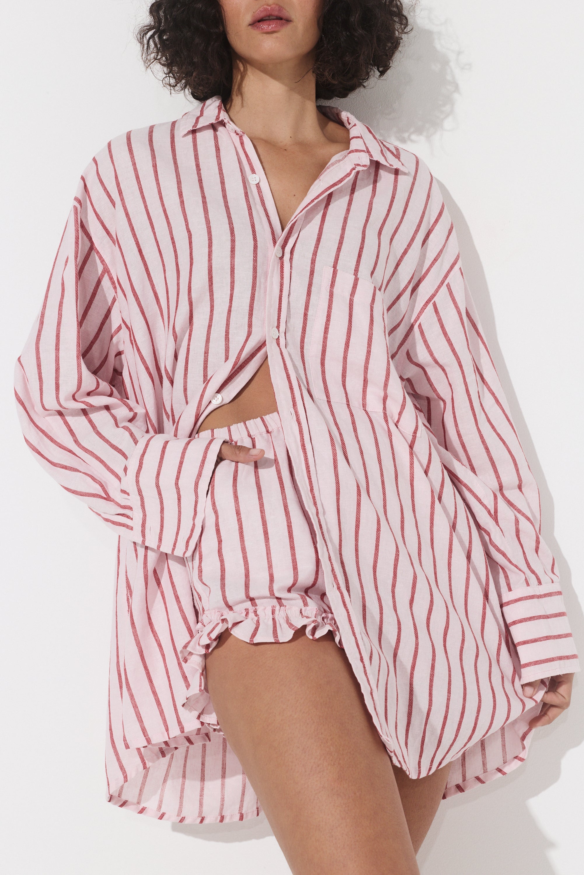 Percy Shirt - Stripe Hemp image 10