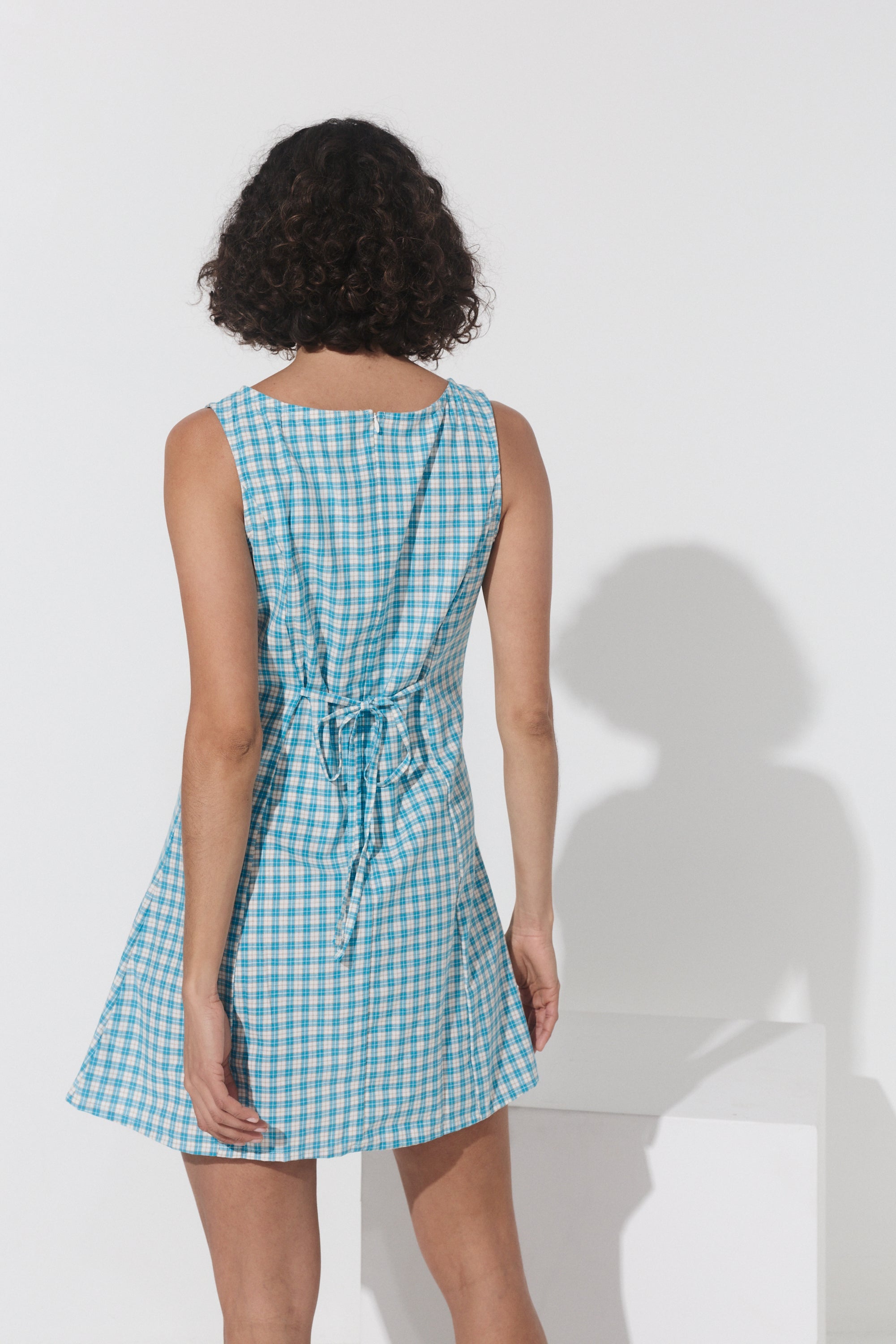 Lila Shift Dress - Capri Cotton image 5