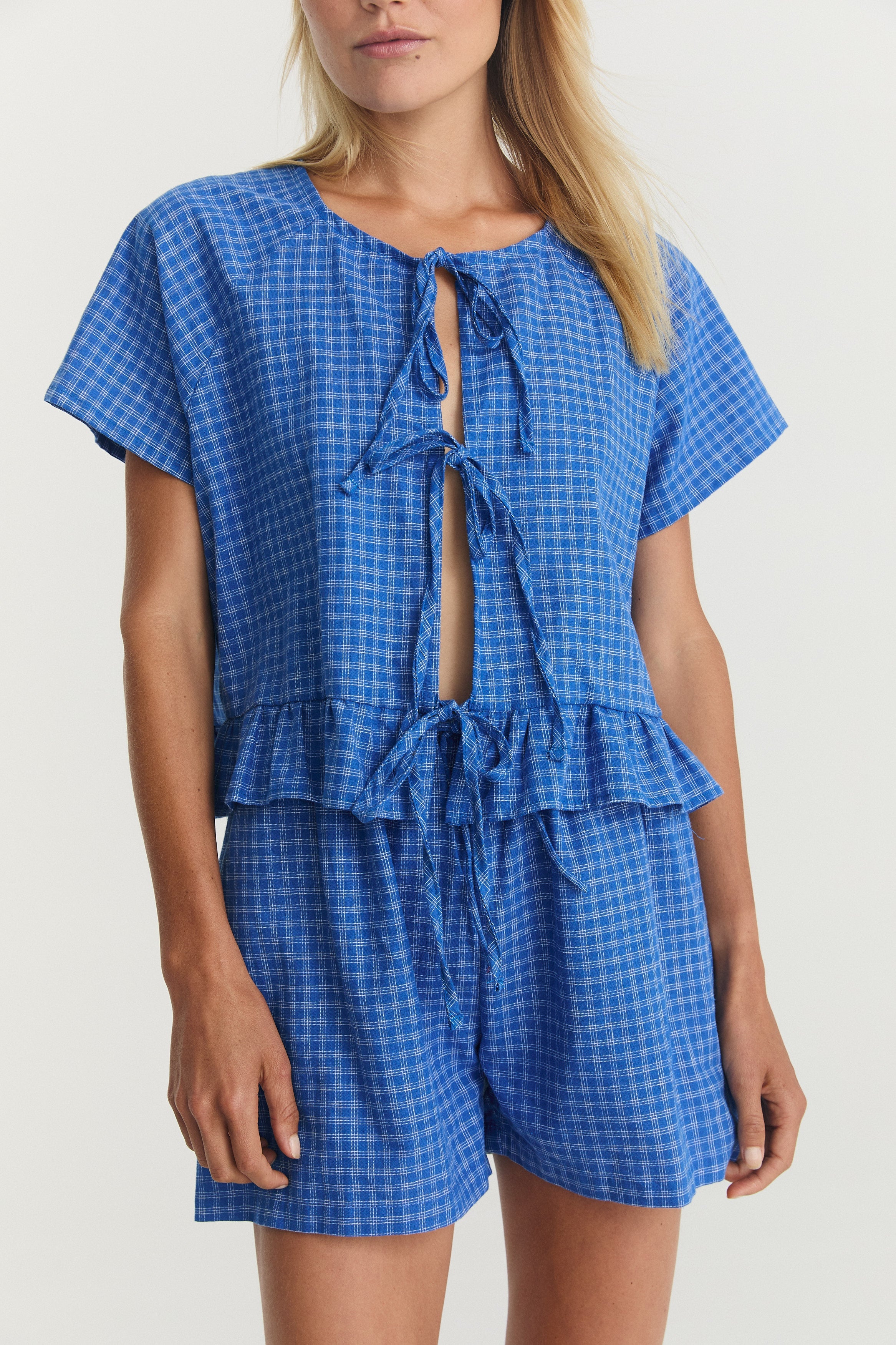 Robin Shorts - Cerulean Hemp image 6