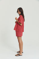 Robin Tie Top - Hemp Linen image 8