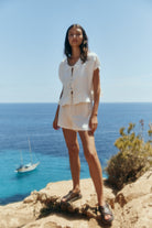 Tabea Tie Top - Soft Washed Linen image 2